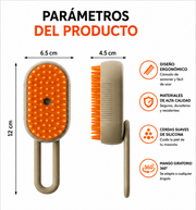 Cepillo de Vapor para Perros y Gatos