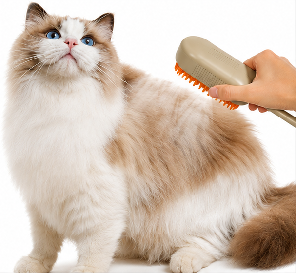 Steaming Brush for Dogs and Cats